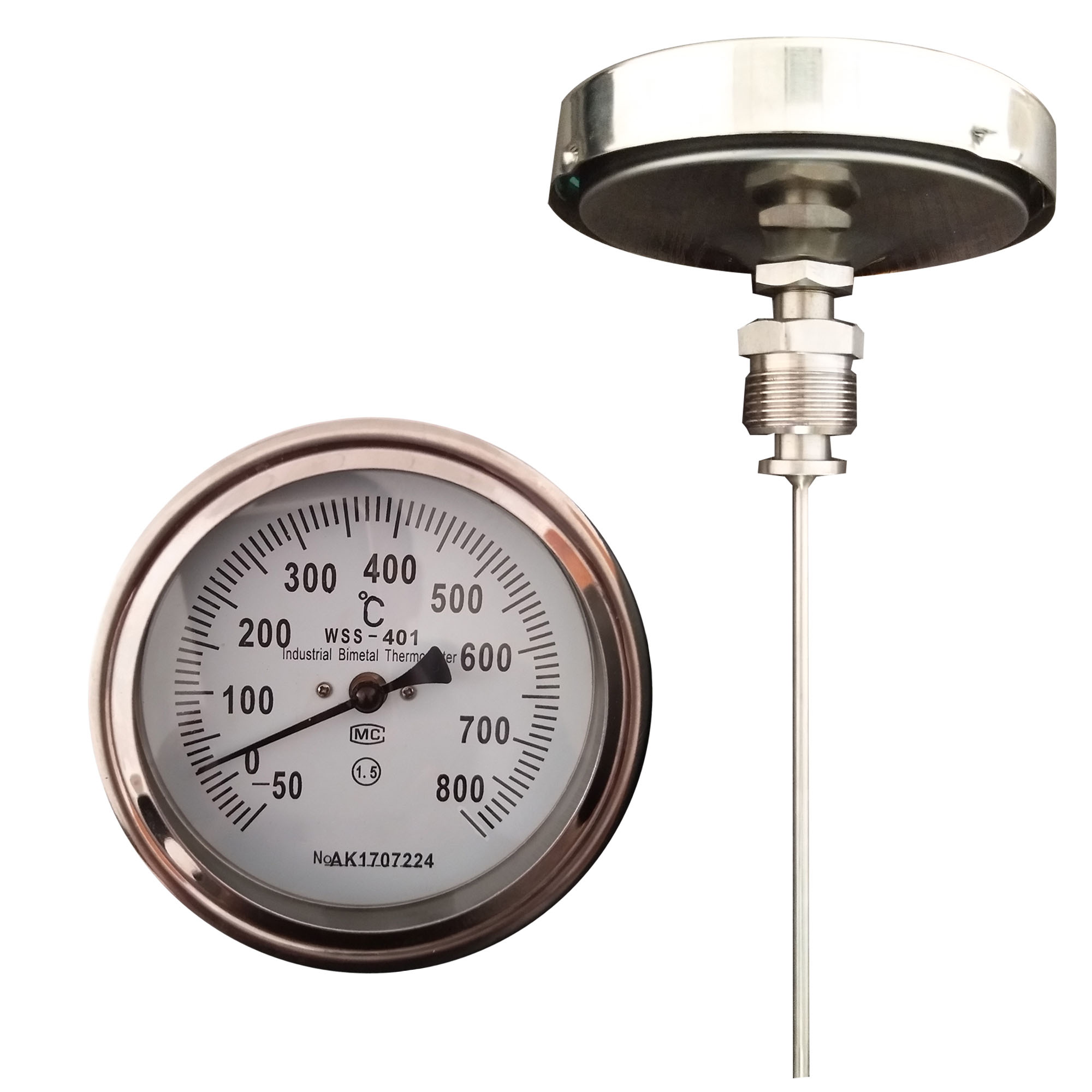 不銹鋼雙金屬溫度計(jì)